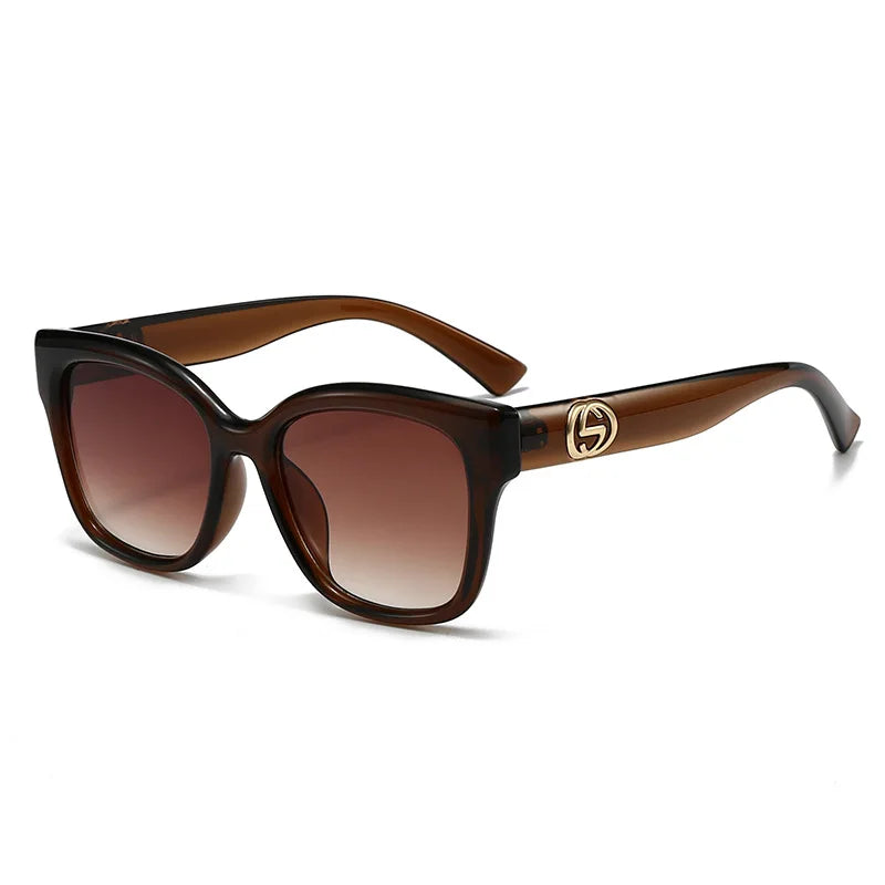 Retro Minimalist Solid Color Fashion Glasses