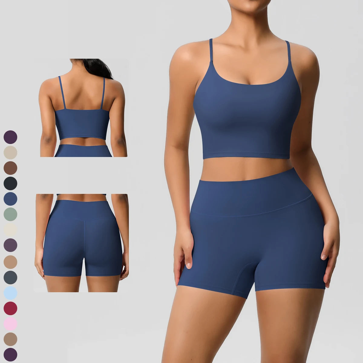 2-Piece Yoga Set (Bra & Shorts)