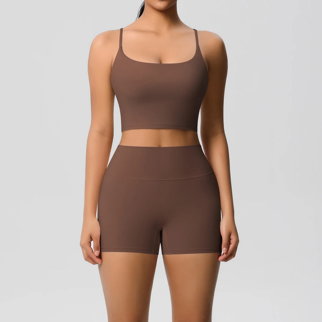 2-Piece Yoga Set (Bra & Shorts)