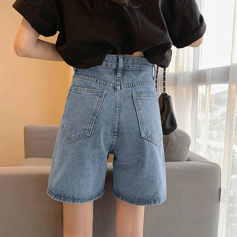 Women Jean High Waist Denim Pants