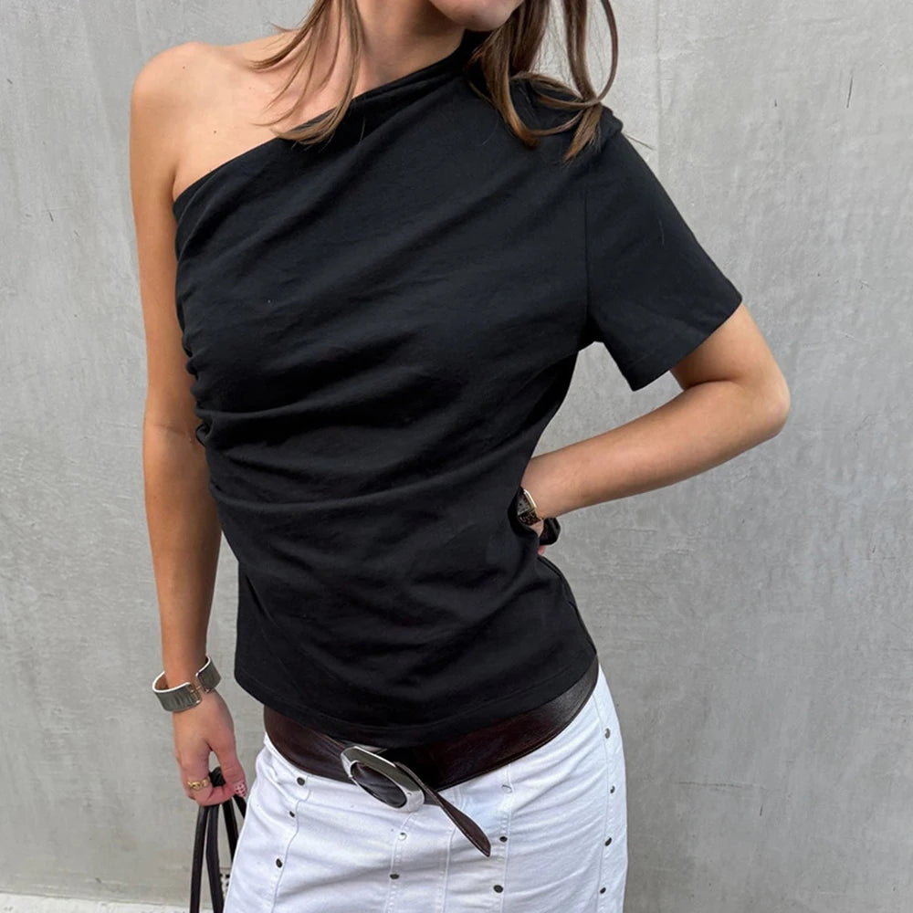 One-Shoulder Vest Top
