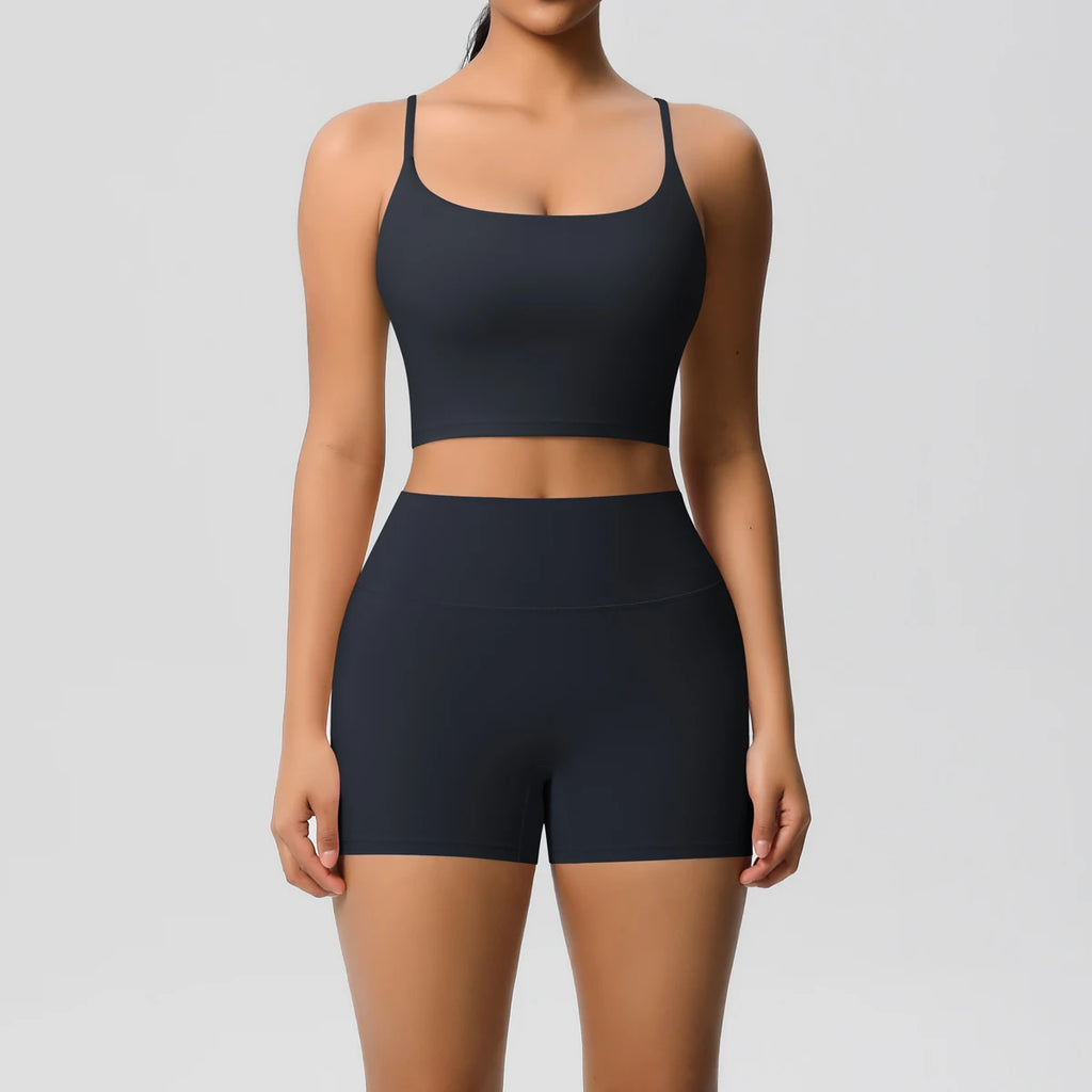 2-Piece Yoga Set (Bra & Shorts)