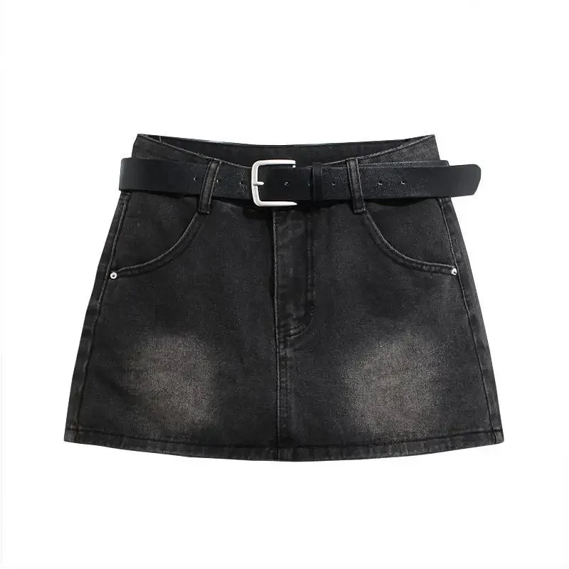 Gyaru Woman Denim Skirt