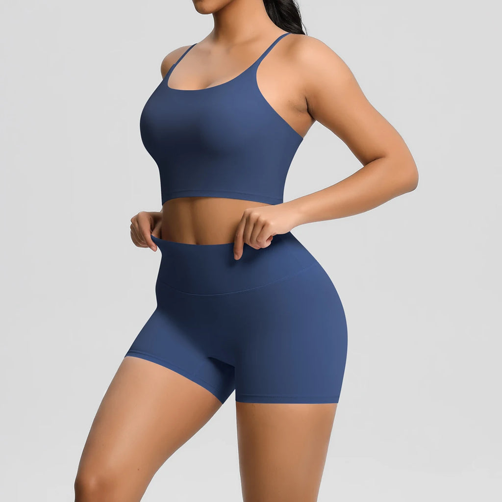 2-Piece Yoga Set (Bra & Shorts)