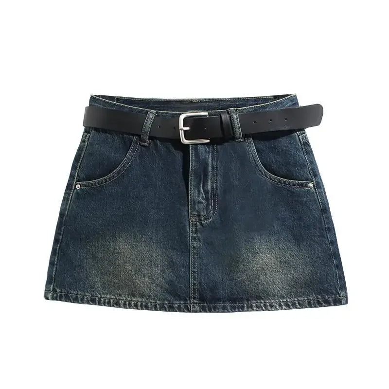 Gyaru Woman Denim Skirt