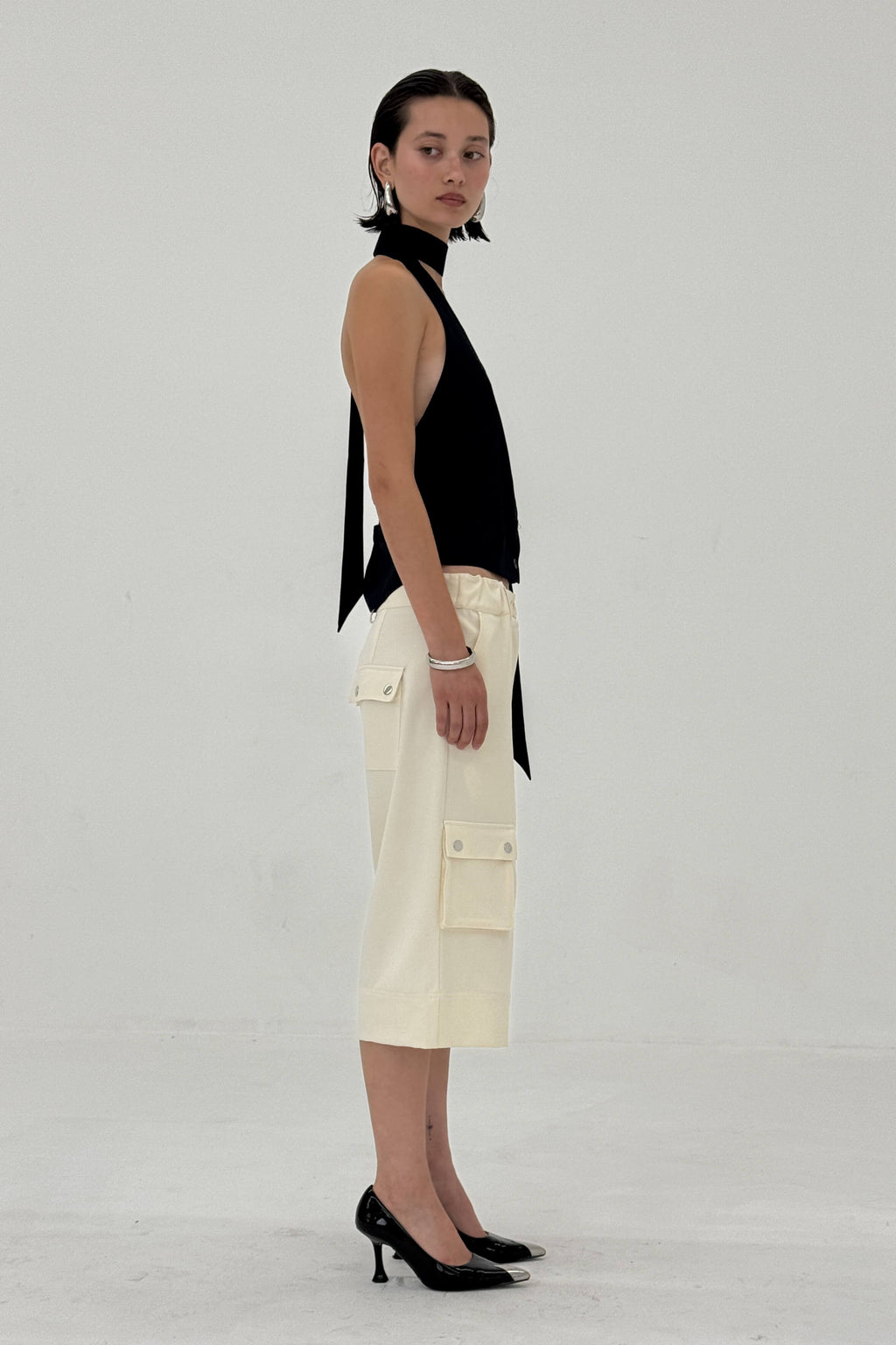 Chad Tie-Neck Halter Top