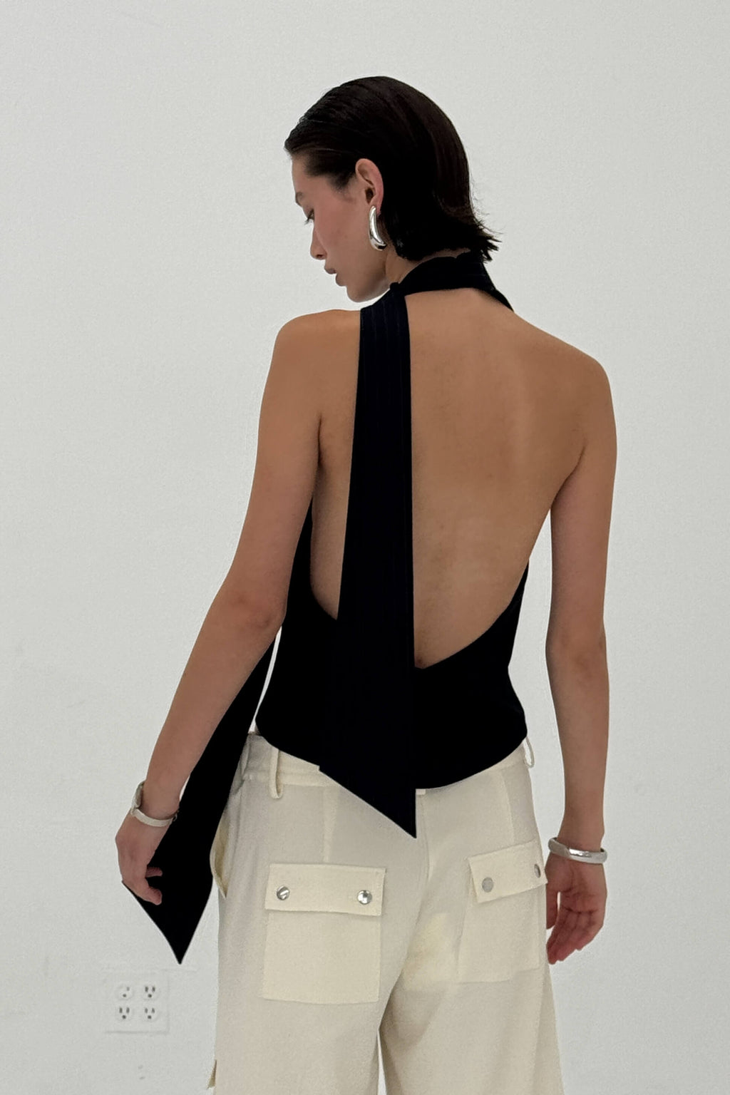 Chad Tie-Neck Halter Top