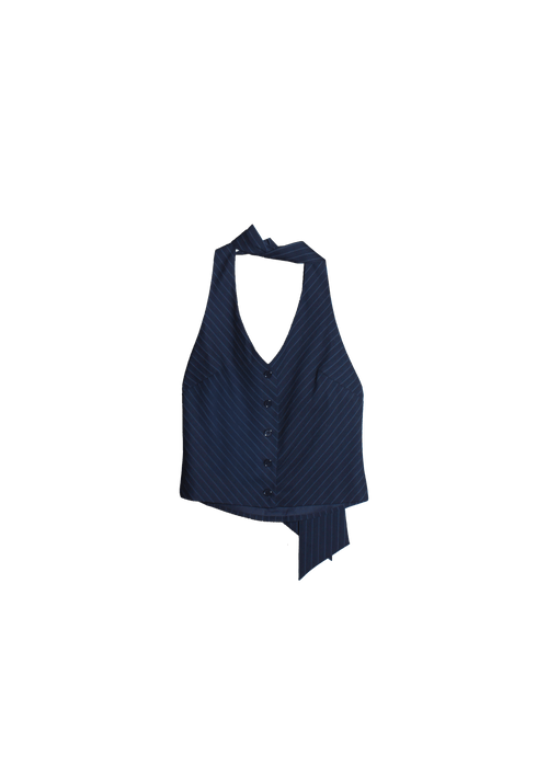 Chad Tie-Neck Halter Top