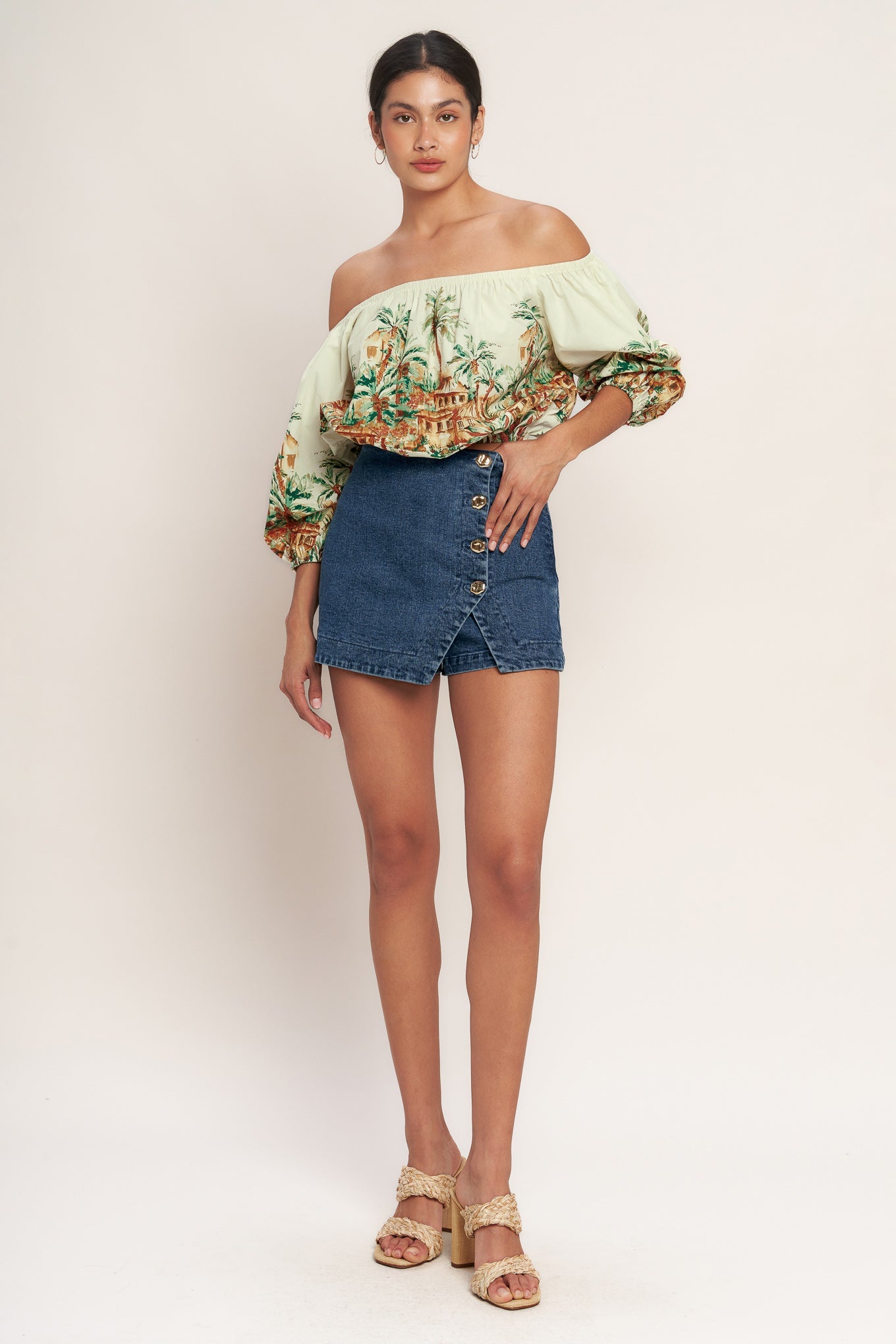 No Second Thoughts Denim Skirt
