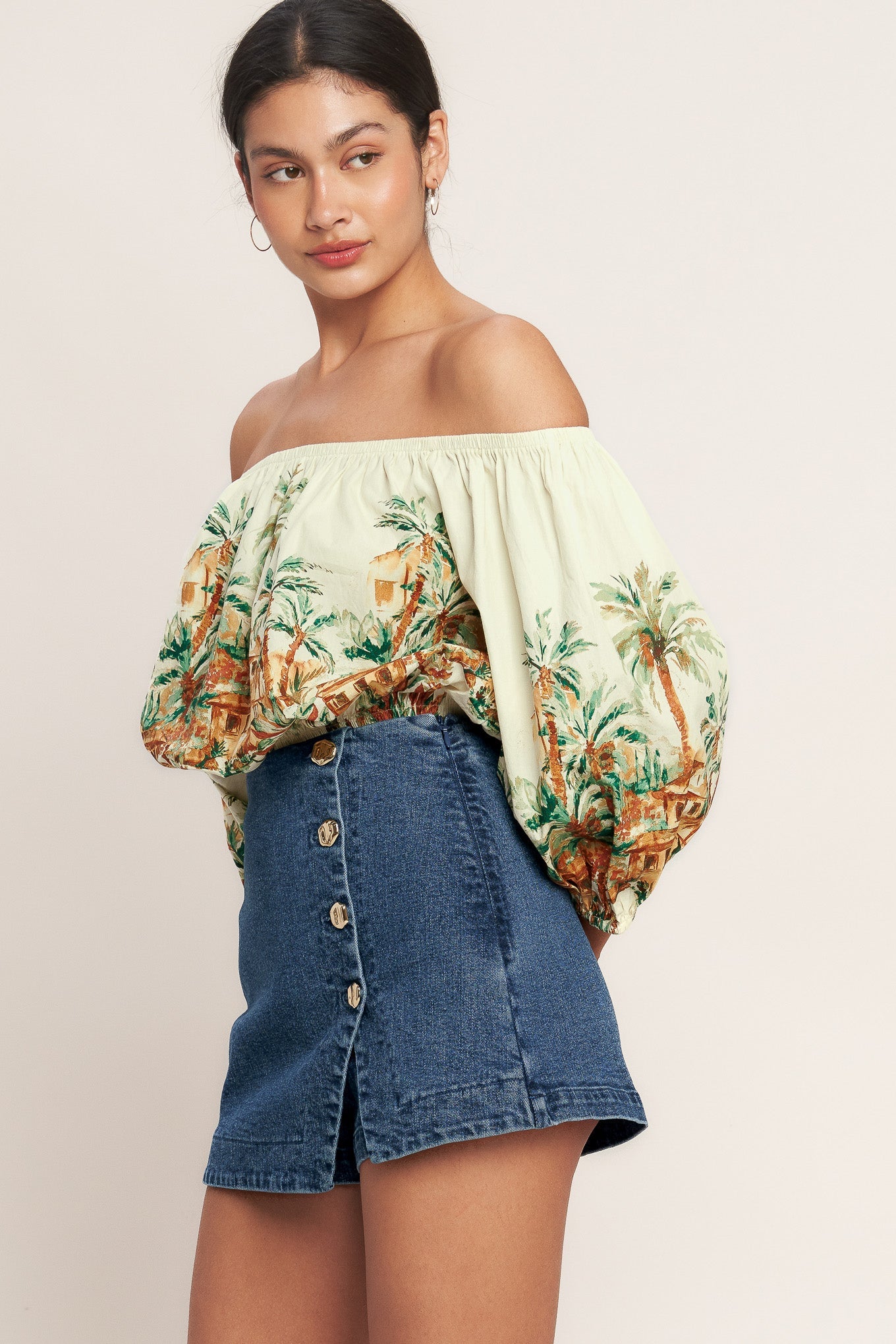 No Second Thoughts Denim Skirt