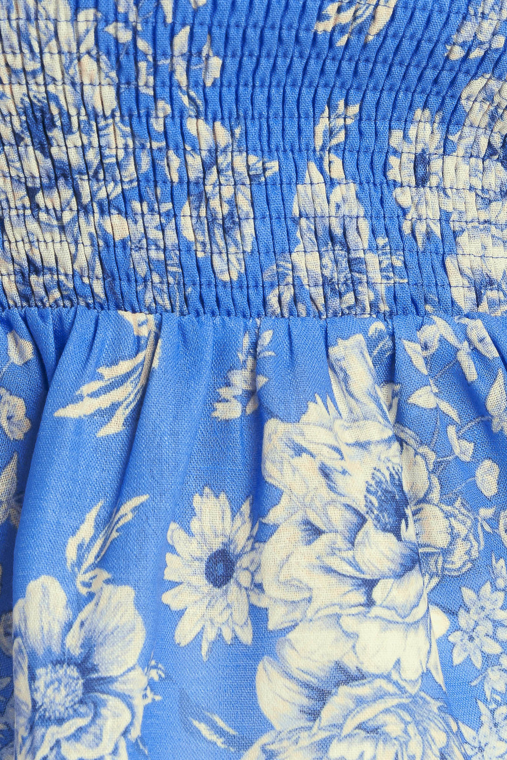 Romantic Blue Palette Woven Top