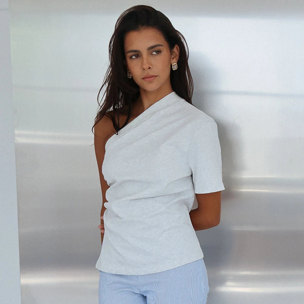 One-Shoulder Vest Top