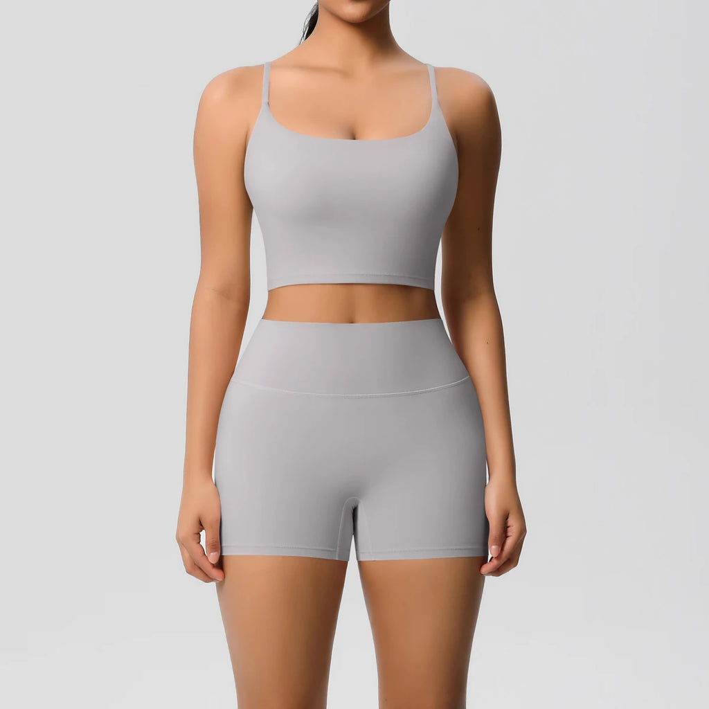 2-Piece Yoga Set (Bra & Shorts)