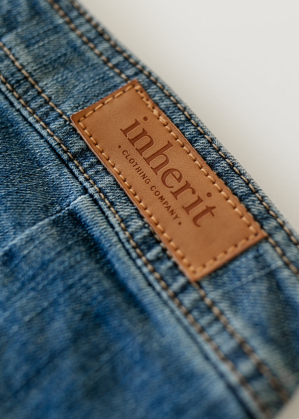 Sutton Side Zip A-line Denim Midi Skirt